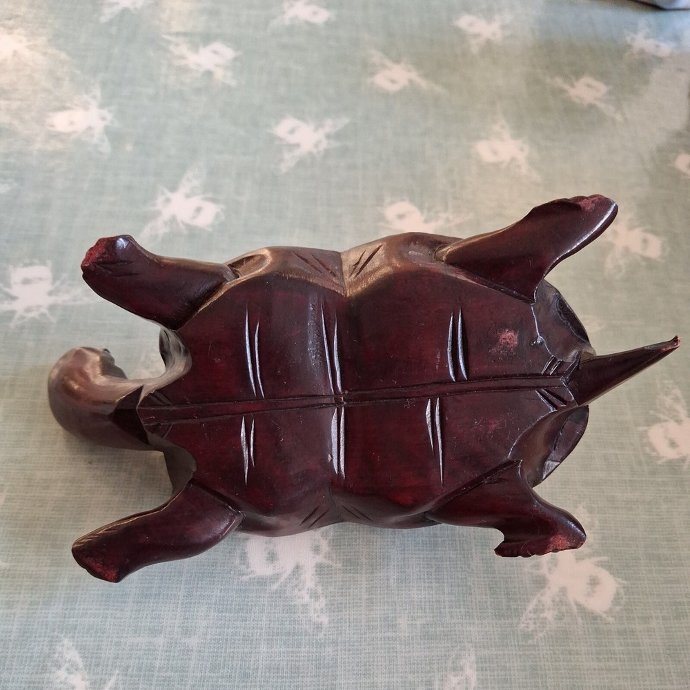 Vintage Handmade Wood Effect Terrapin