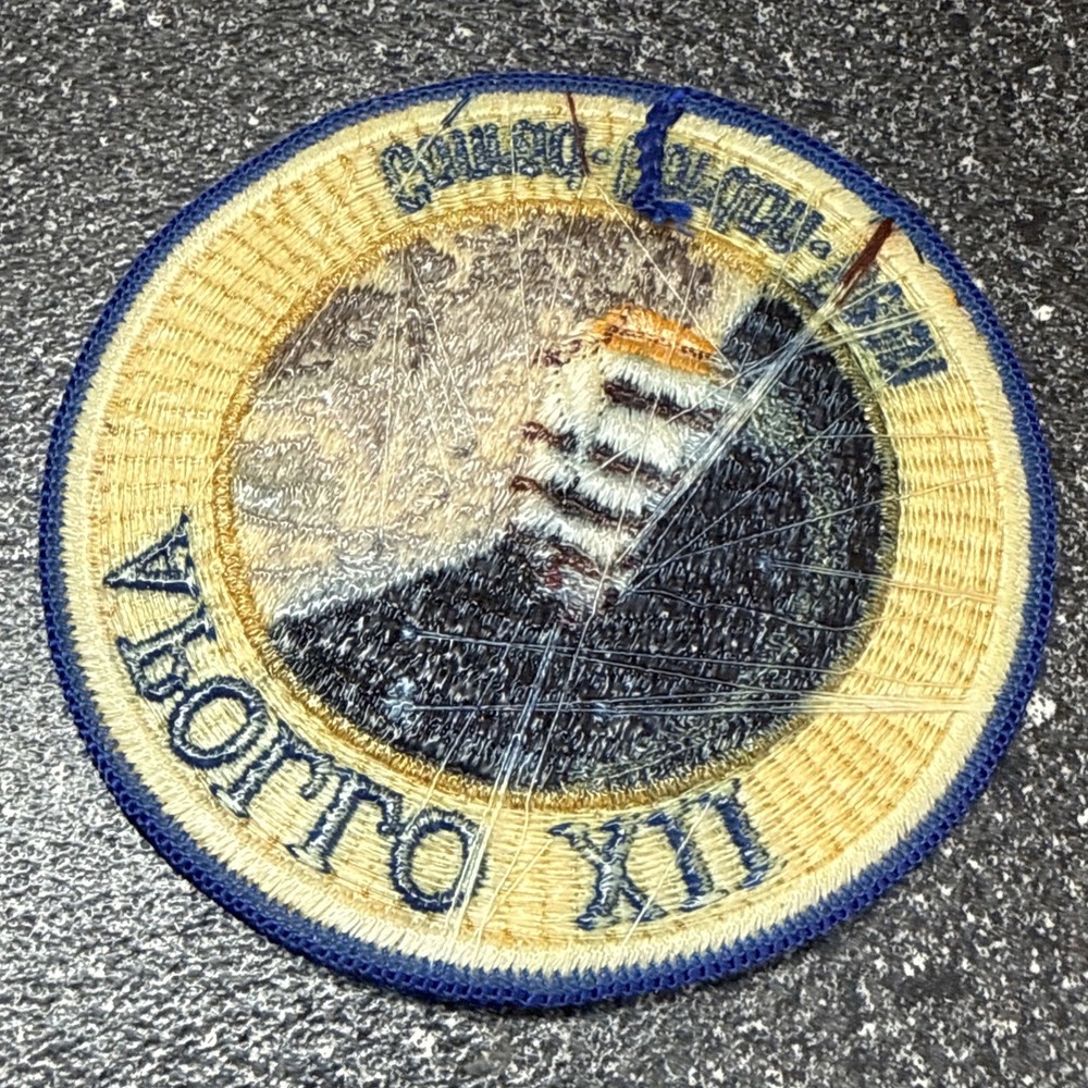 Vintage Apollo XII Crew Patch NASA Original 60s Space Program Patch - 4 inch