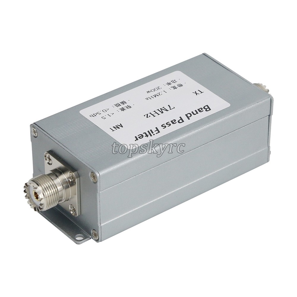 Band Pass Filter 7MHz BPF Bandpass Filter Improved Receiving Sensitivity 200W