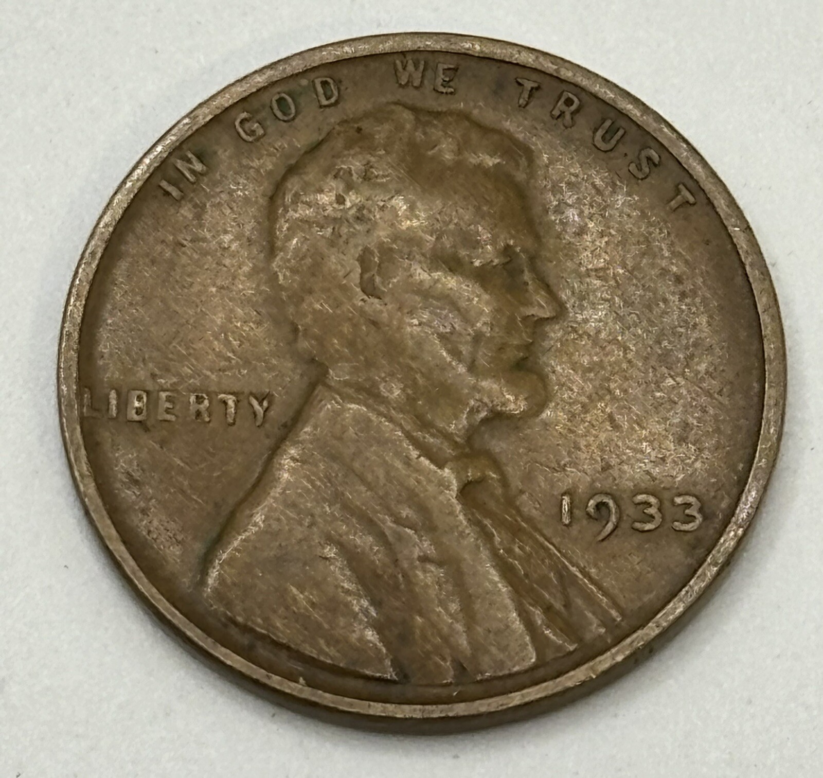 1933 P Lincoln Wheat Cent  G-VG X-204
