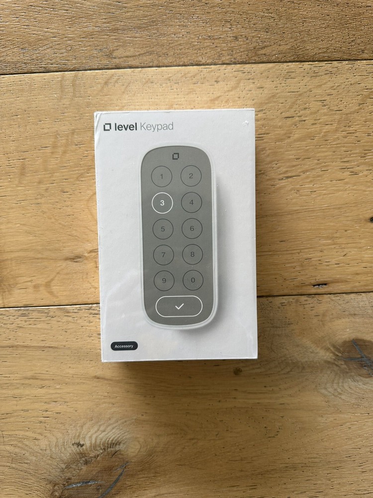 Level Expressions - Lock+ - Matte Black (Standard Backset) × 1 + Keypad + OMNIA