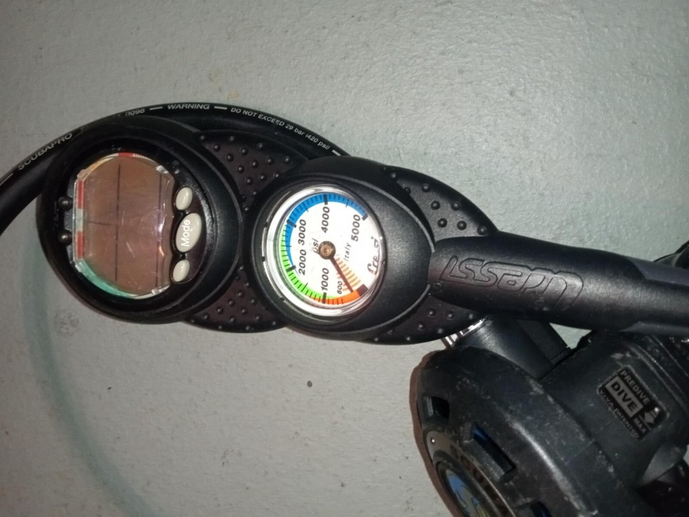Scubapro Dive Set Up With Cressi Computer