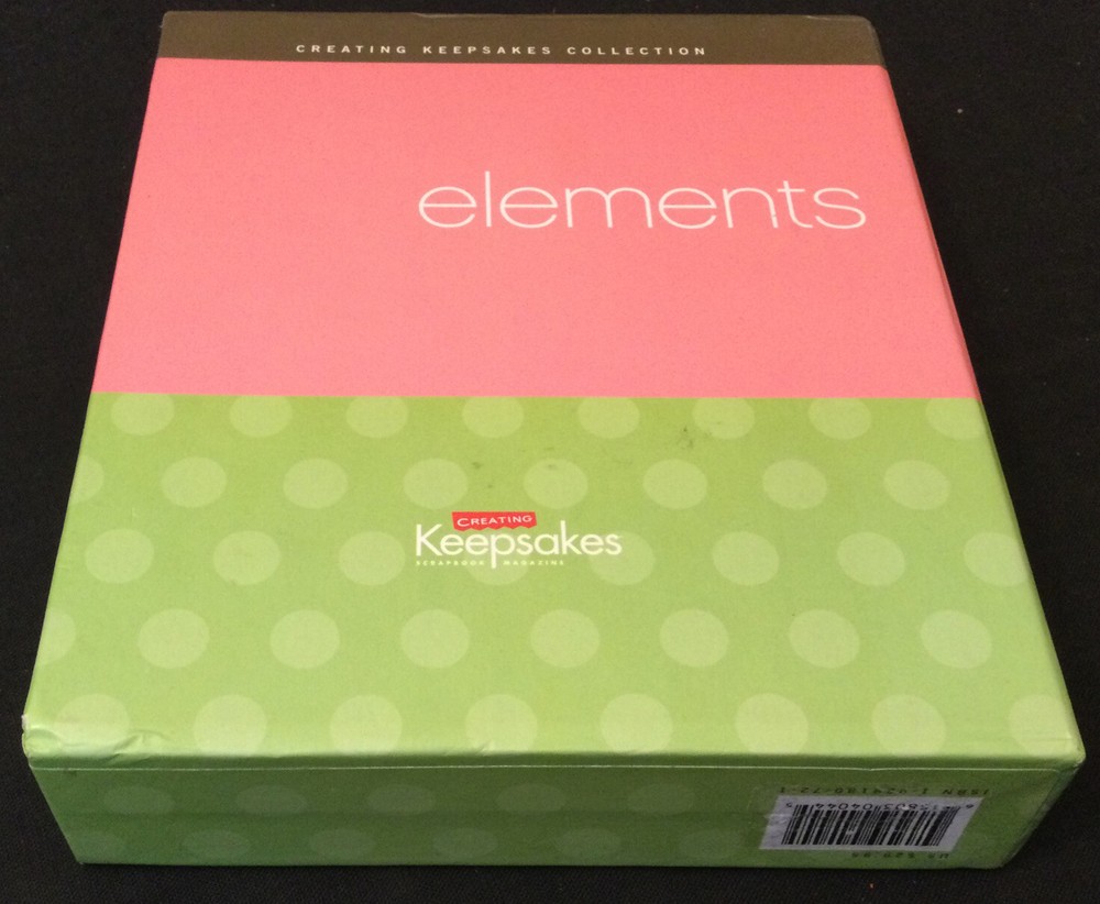 Creating Keepsakes Collection - Elements 5 book boxed set Titles Accents Borders