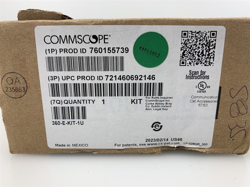 Commscope 360-E-KIT-1U 760155739