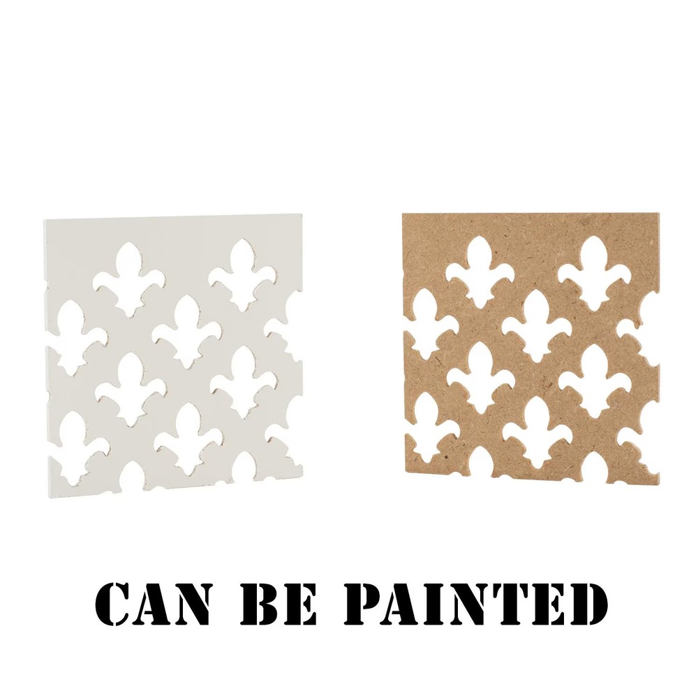 Outwater 6' x 2' Unfinished Decorative MDF Cabinet Panel Insert 45% Open