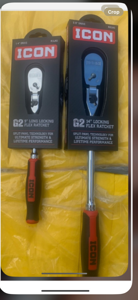 Icon G2 Locking Flex set, 1/4 and 3/8.