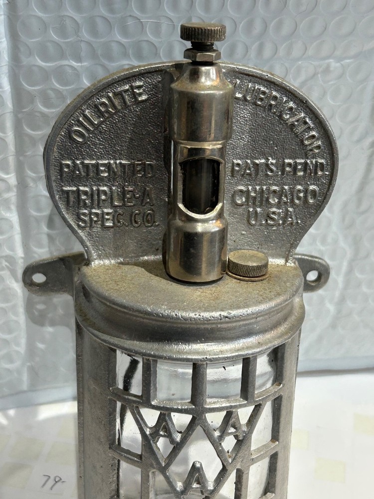 Vintage Triple A Spec Oiler Lubricator