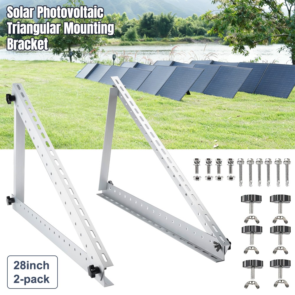 28inch Adjustable Solar Panel Mount Mounting Rack Bracket -- Boat, RV, Roof