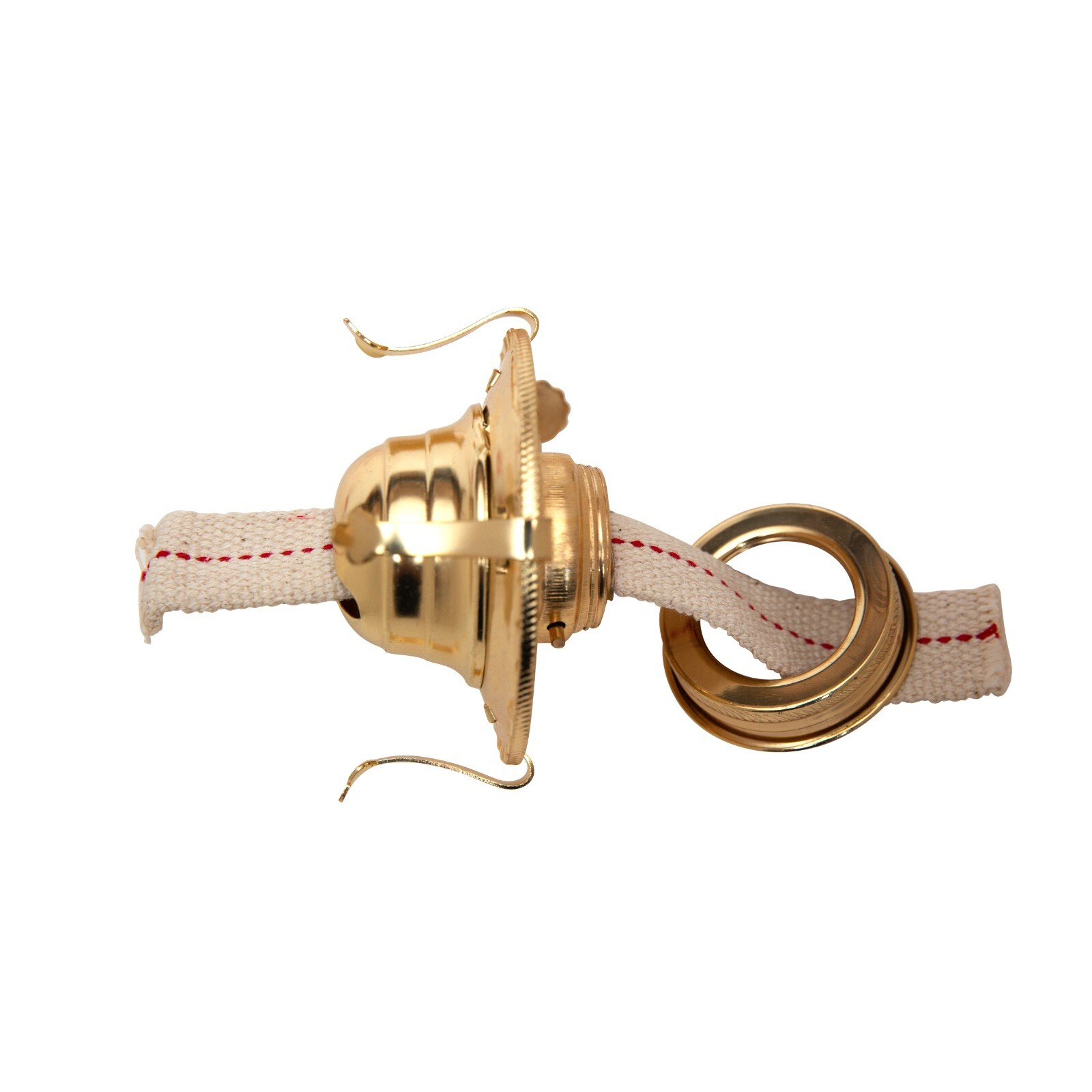 Brass Plated Oil Burner Replacement for Antique Kerosene Lamps