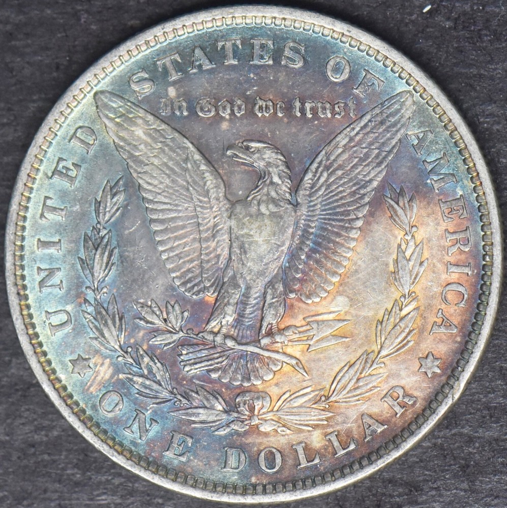 1880 Morgan Silver Dollar Toned - ✪COINGIANTS✪