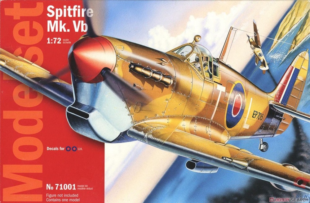 ITALER MODEL IT-71001 1/72 Spitfire MK.VB Model set (Plastic model)