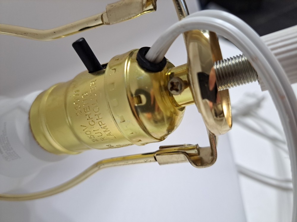 allen+roth Lamp Shade With Final, Socket, & Harp