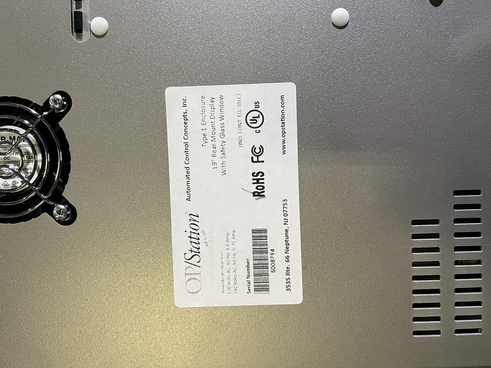 OP/ Station Computer Housing