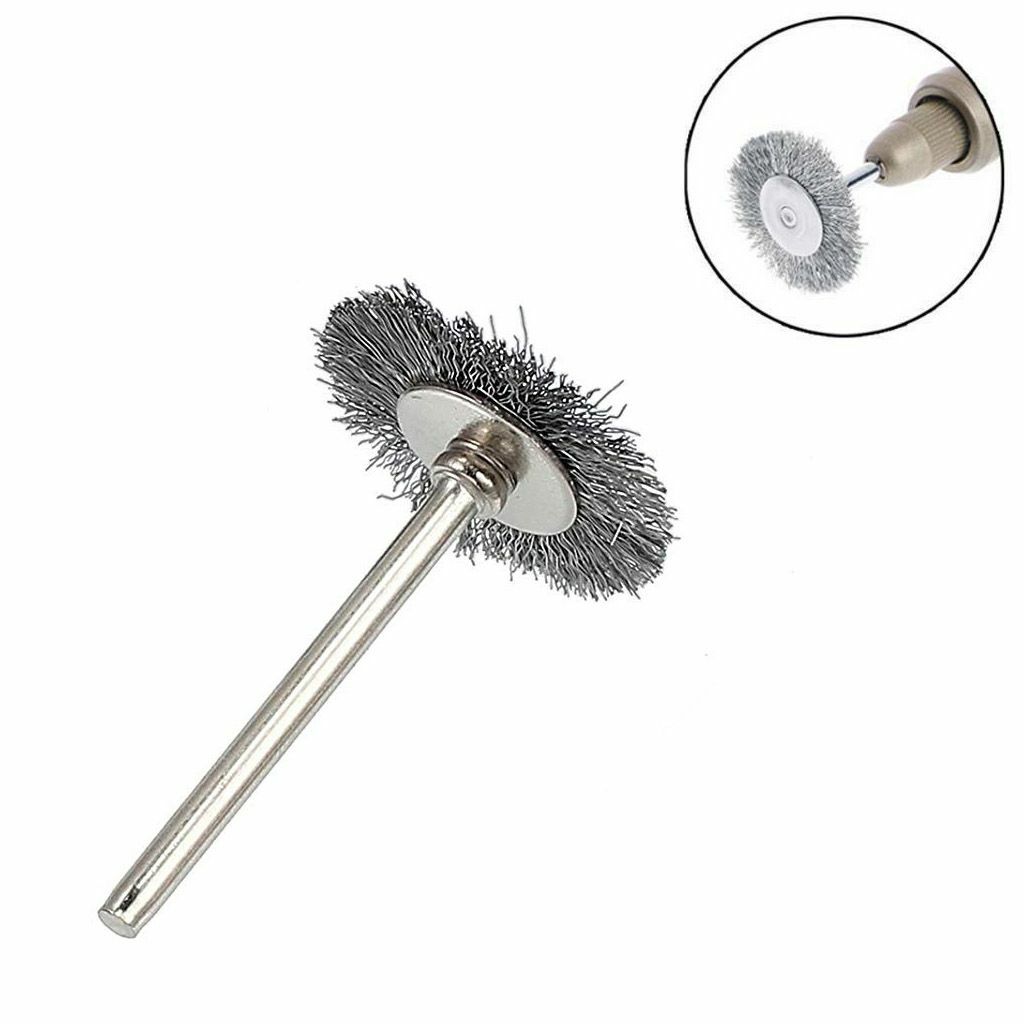 50Pack/Set Stainless Steel Wire Brush For Dremel Rotary Tool die grinder wheel