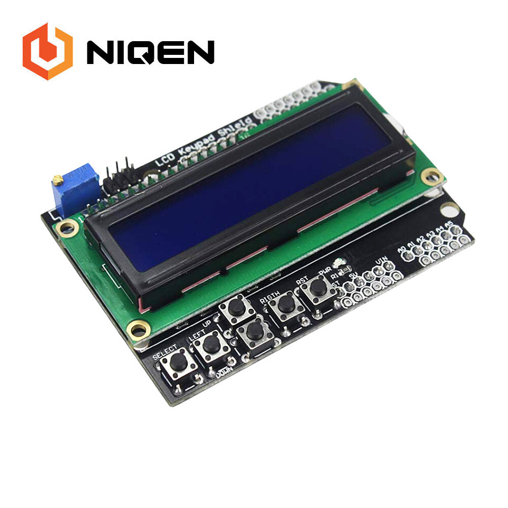 LCD Keypad Shield LCD 1602 Display Blue Screen Module For Arduino