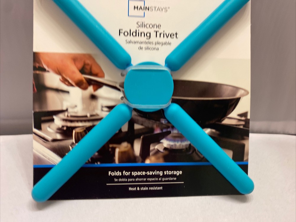 Folding Trivet Silicone No Slip Space Saver