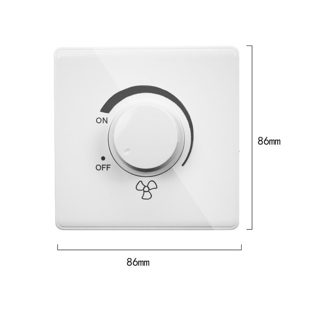 Ceiling Fan For surface Mount Knob Switch for Precise Speed Control ABS