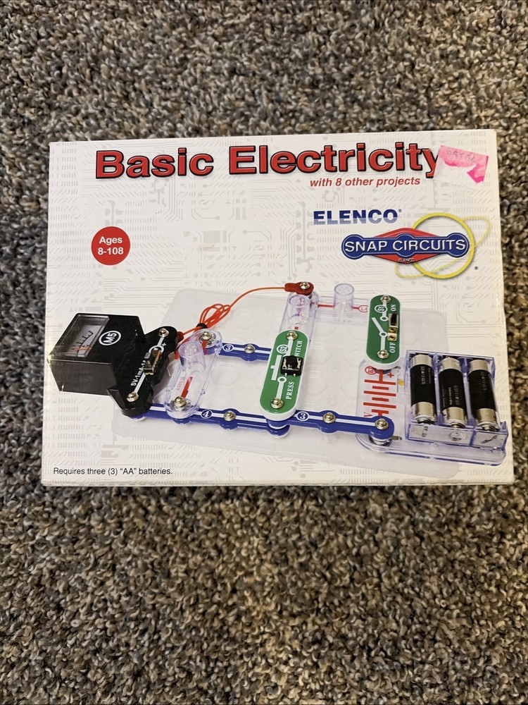Snap Circuits Basic Electricity Project Kit Electronics Experiment  STEM SCP10