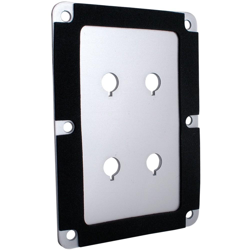 Dayton Audio DBPP-SI Double Binding Post Plate Silver Anodiz