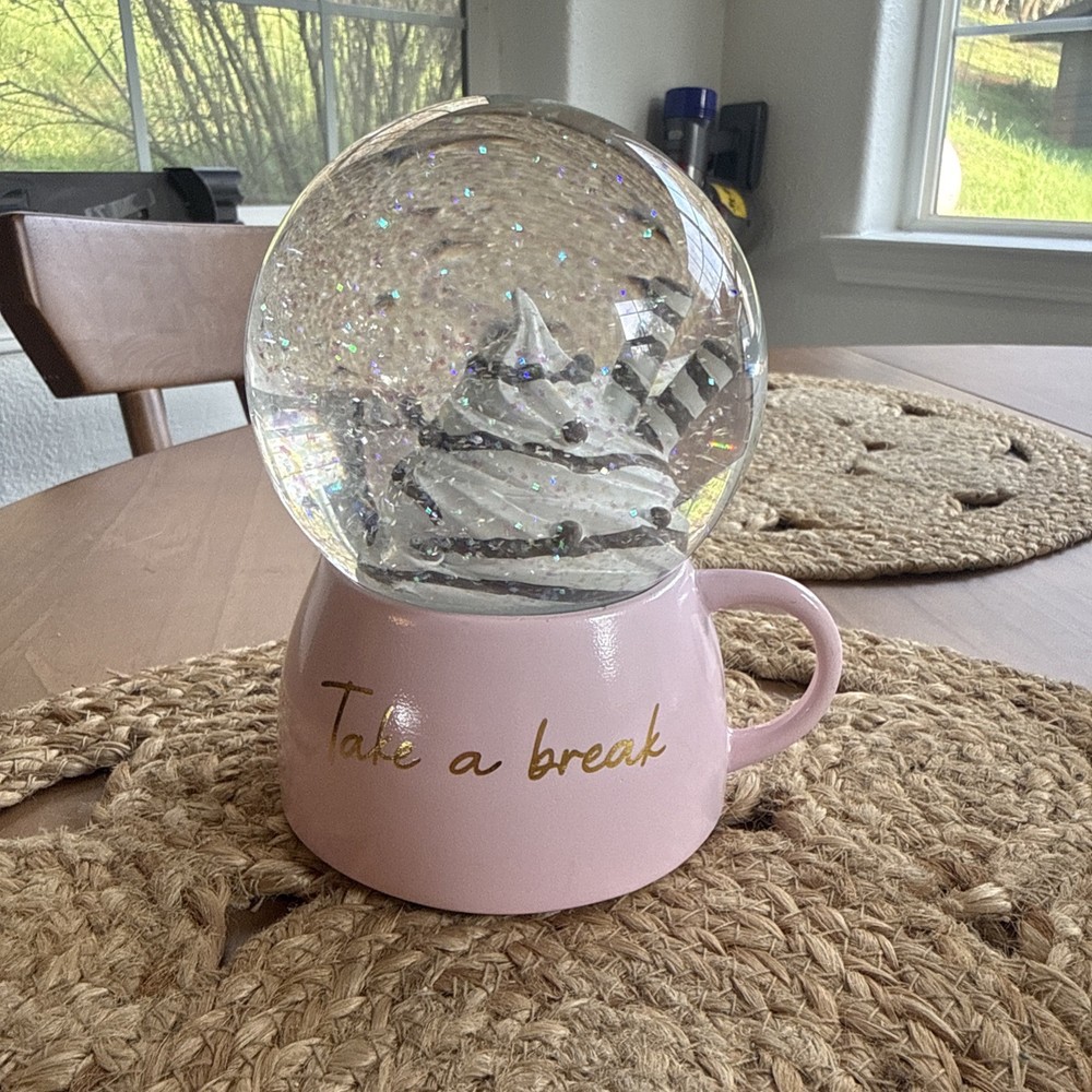 Cute Snow Globe! Take A Break! Snowglobe Snowglobe