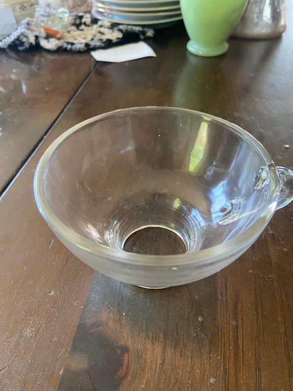 Glass canning funnel