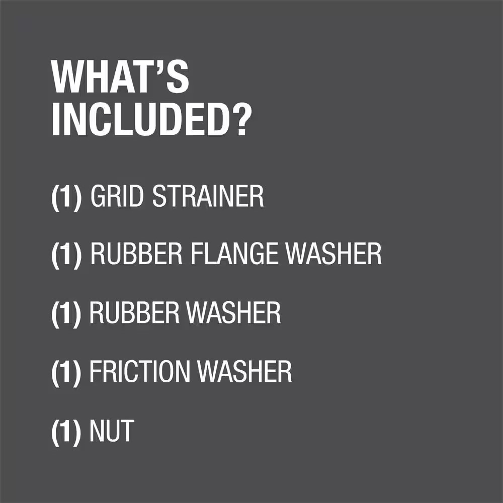 Designline Chrome-Plated Brass Grid Drain without Overflow