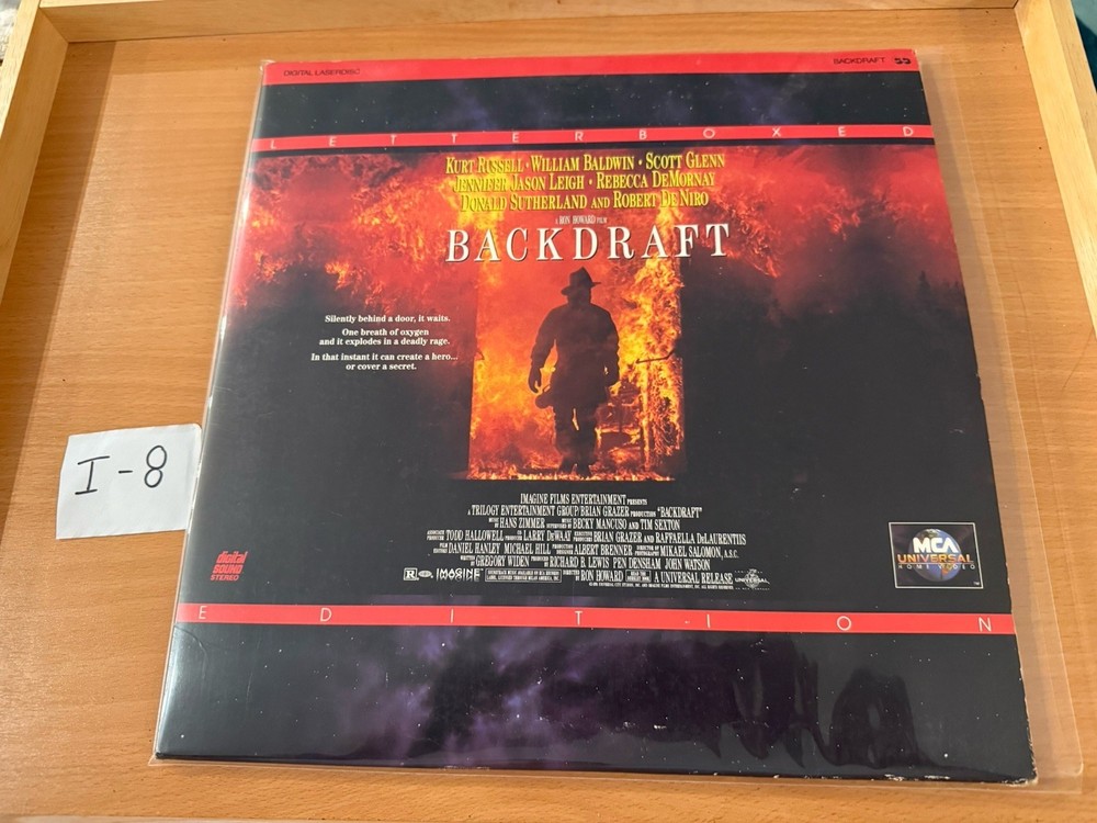 Backdraft (Laserdisc CLV/CAV, 1991)