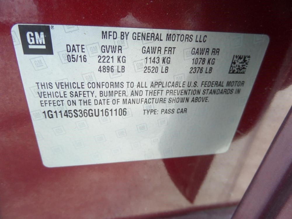 Camera/Projector Camera Rear Fits 16-20 IMPALA