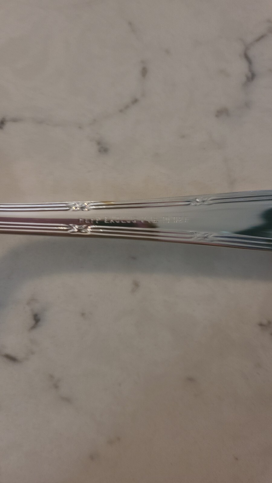 Set Of 6 HEPP EXCLUSIV 6 SILVERPLATED SET OF 6 TABLE KNIFE, SPOON, FORK 18/10