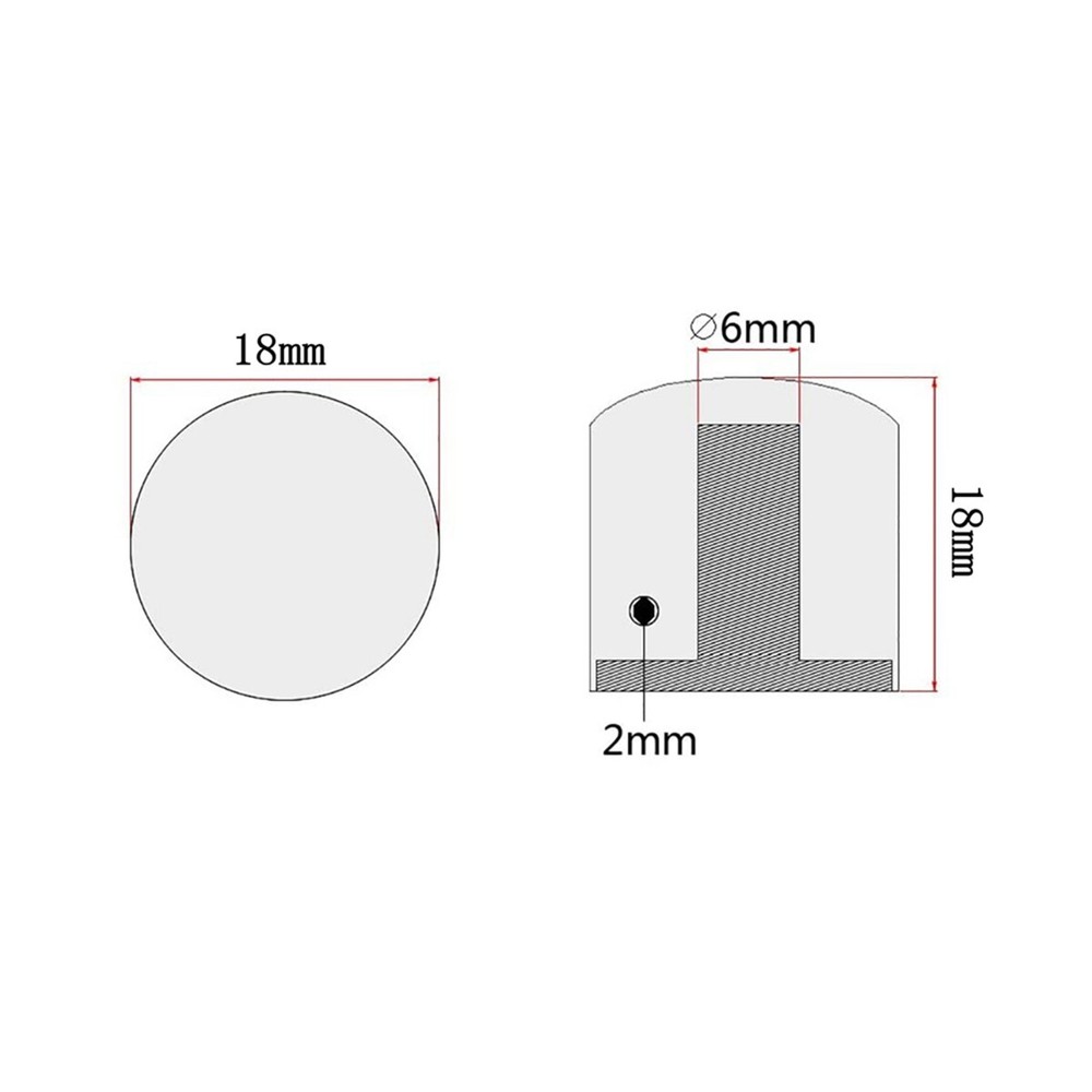 4Pcs Metal Dome guitar Knobs Volume Tone Guitar Speed Control Knobs Black Nickel