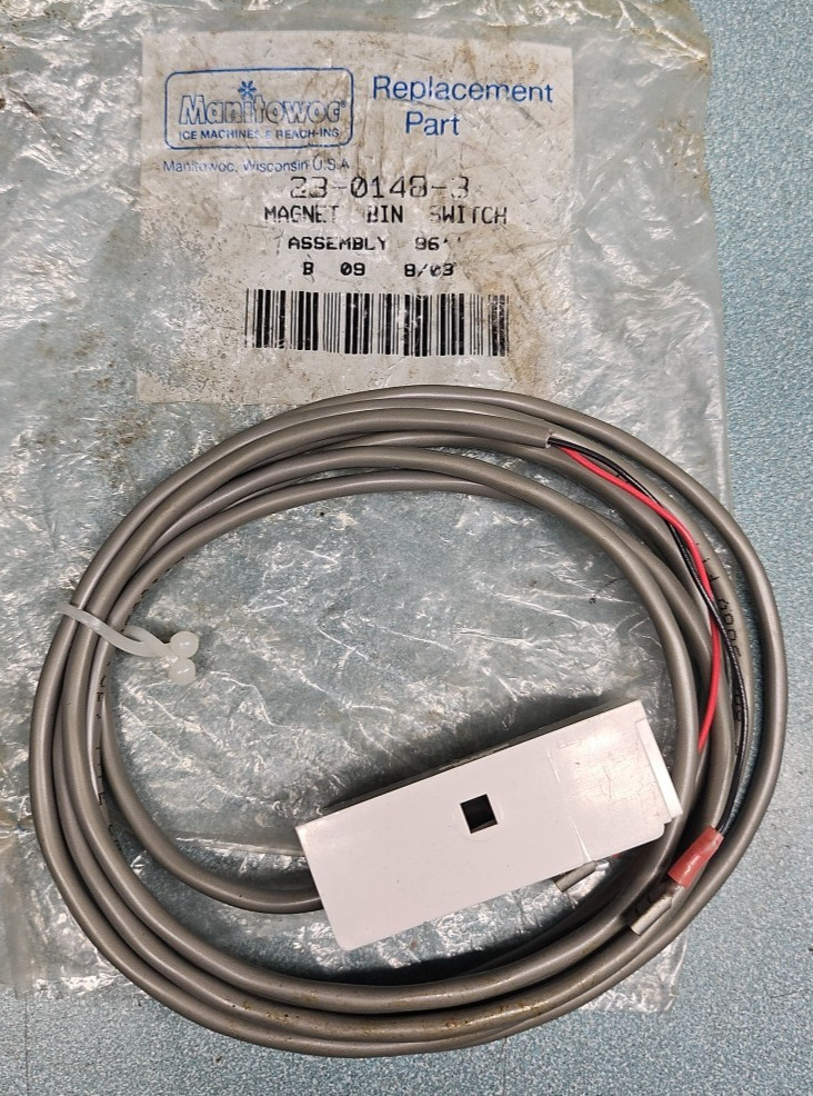 Assorted Manitowoc Ice machine parts.