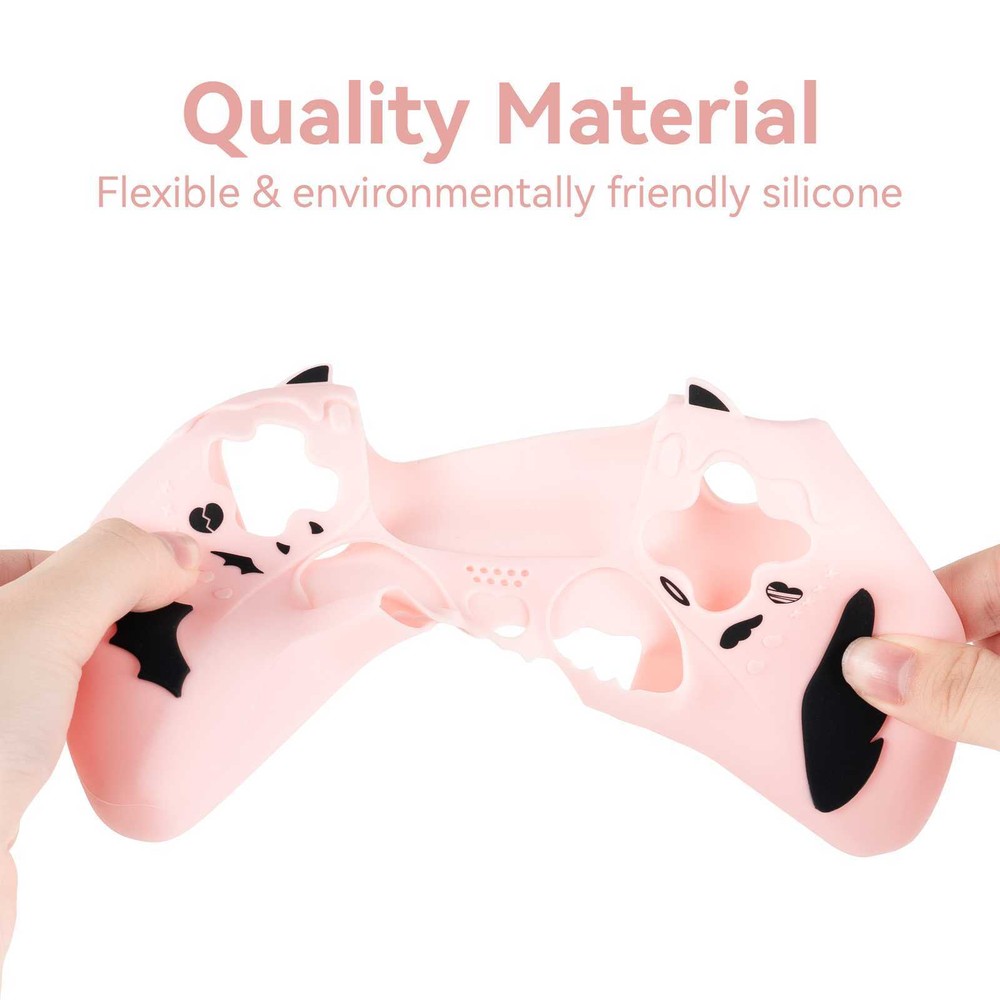 GeekShare Skull Protective Case Cover for PS5 Controller Silicone Shell Skin