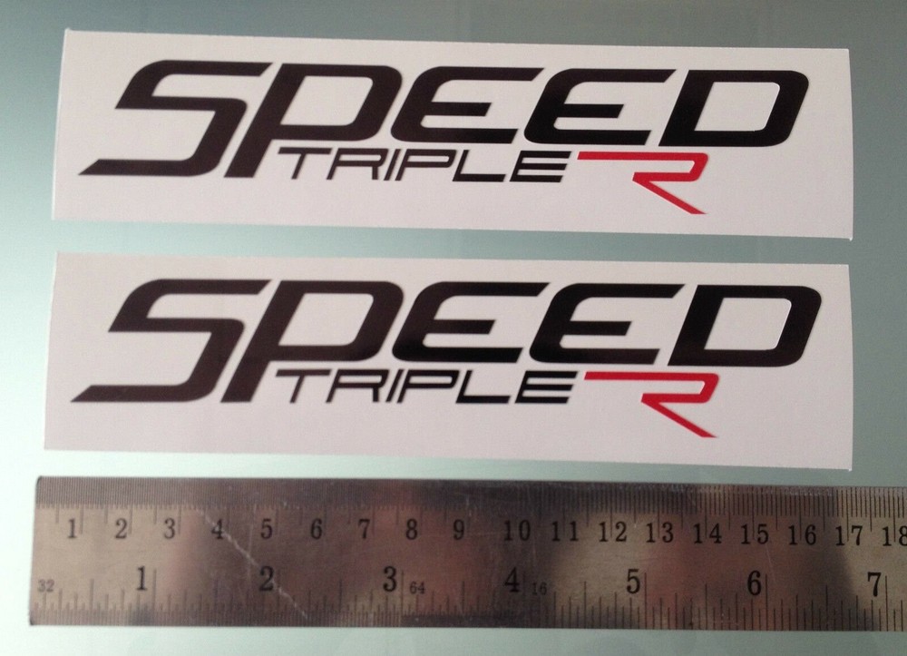 TP Speed Triple R Fairing Decal / Stickers