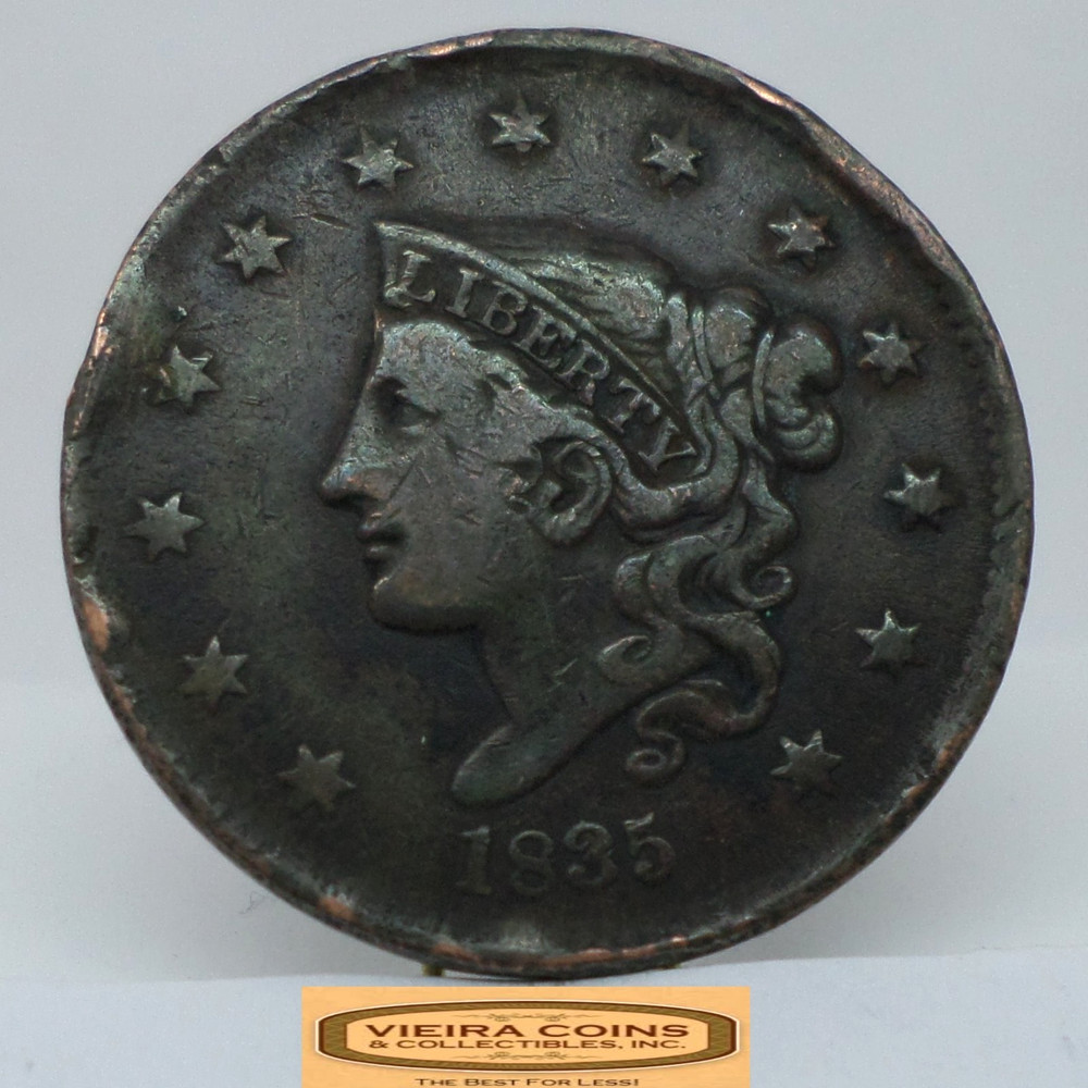 1835 Matron Head Large Cent - #C53373NQ