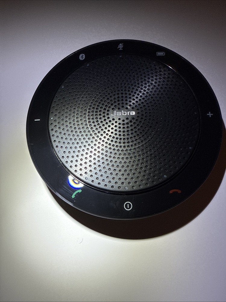 Jabra Speak Microsoft Lync Bluetooth & USB Speakerphone PHS002W w/ Case