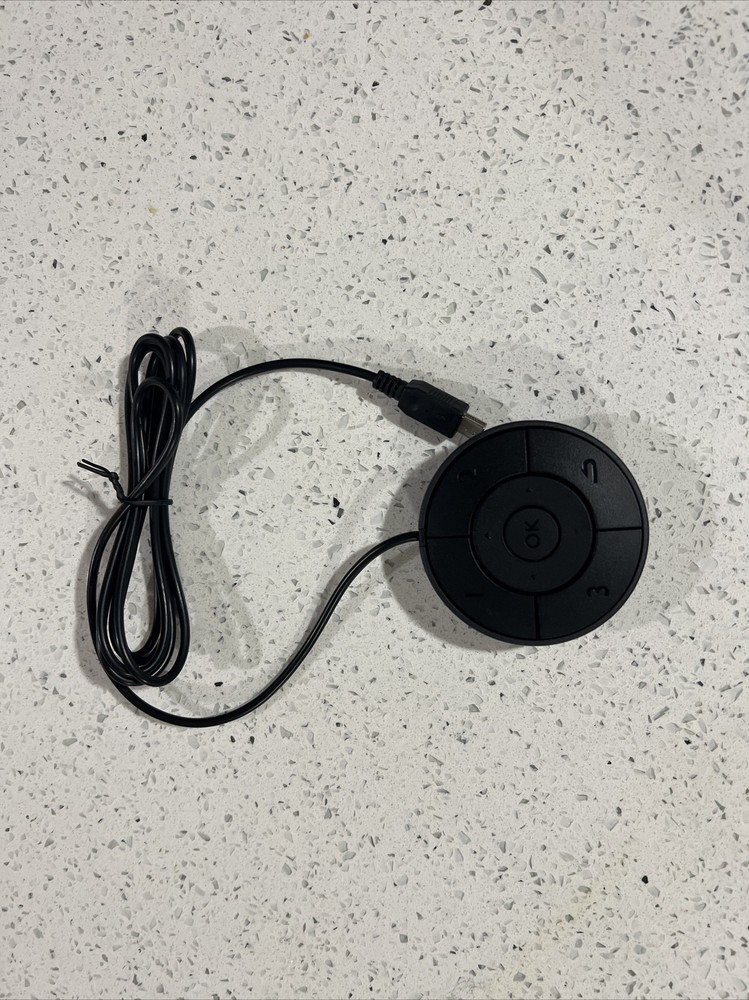 Circular Remote Control for Projector Black (see descript