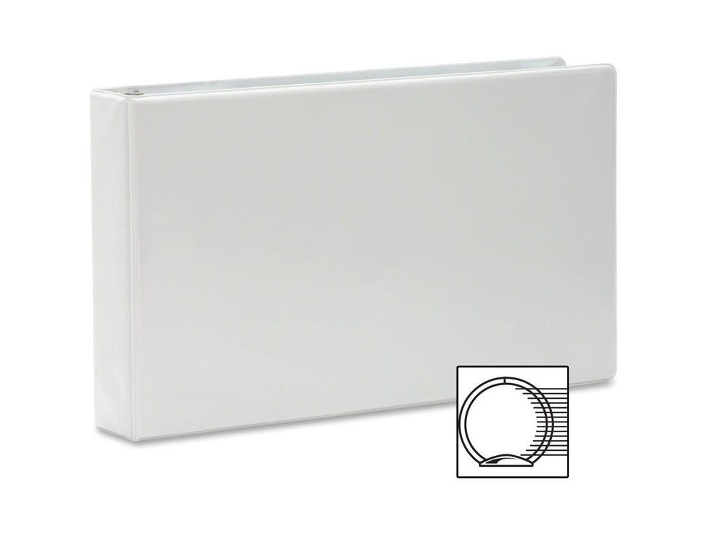 Business Source Reference Binder 11"x17" 3" White 45102