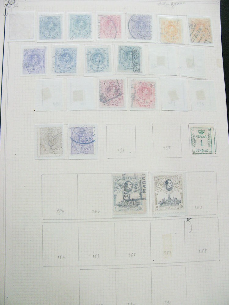 Spain Stamp Collection Mint And Used