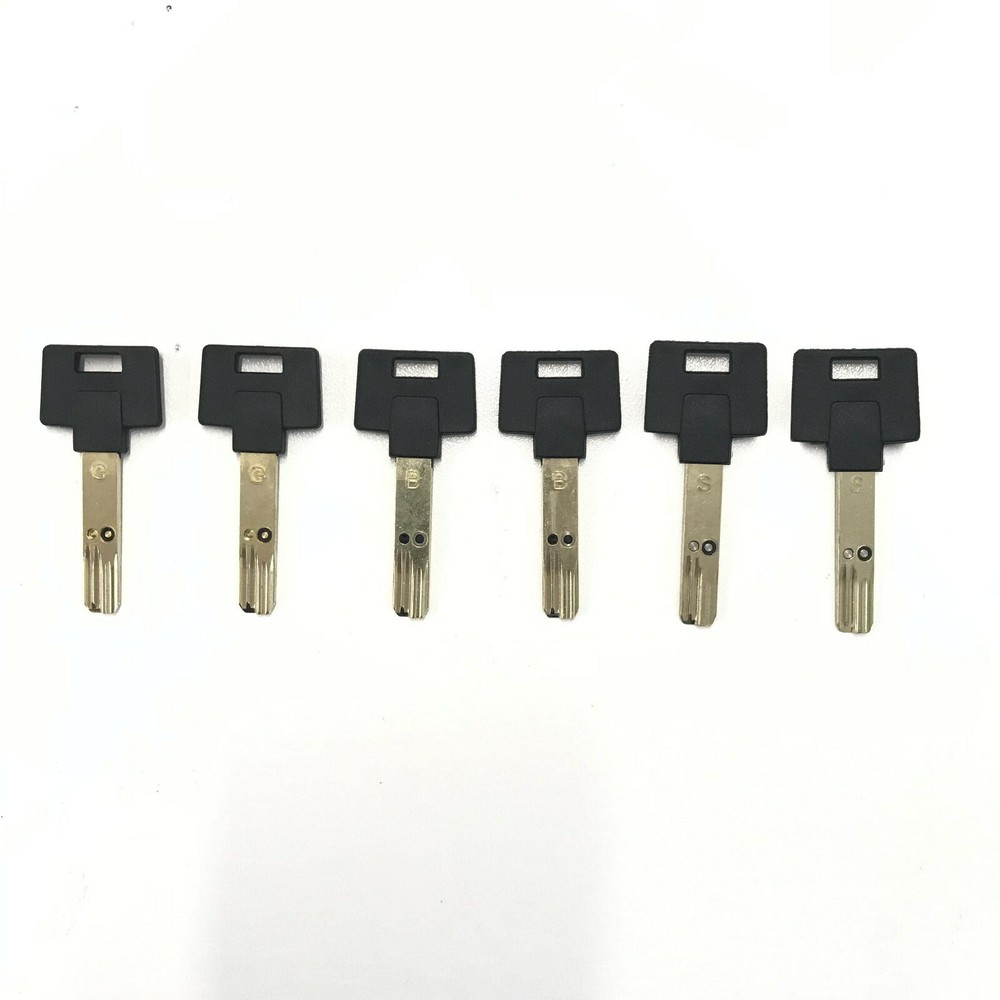 6PCS MULT LOCK KEY BLANK G B S PROFILE KEYWAY MULTI LOCK BLANKS