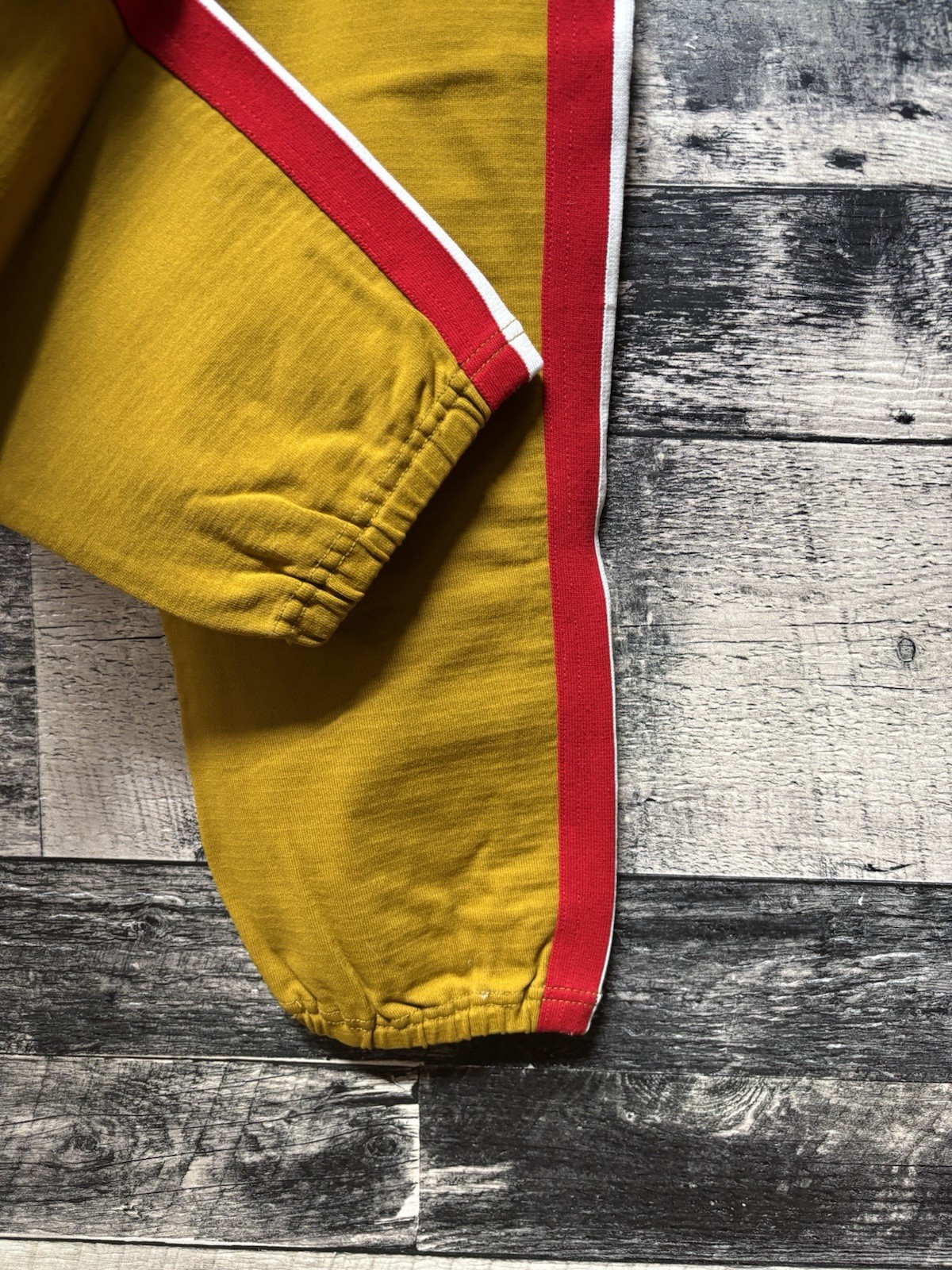 Vintage MacGregor Sand Knit Men’s Baseball Pants Large 70’s Gold Red White USA