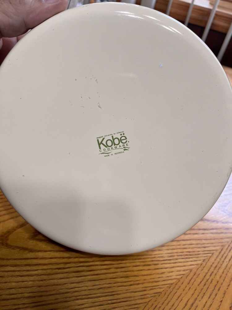 KOBE COOKWARE ENAMELWARE FLORAL PATTERN 9 1/2" SKILLET