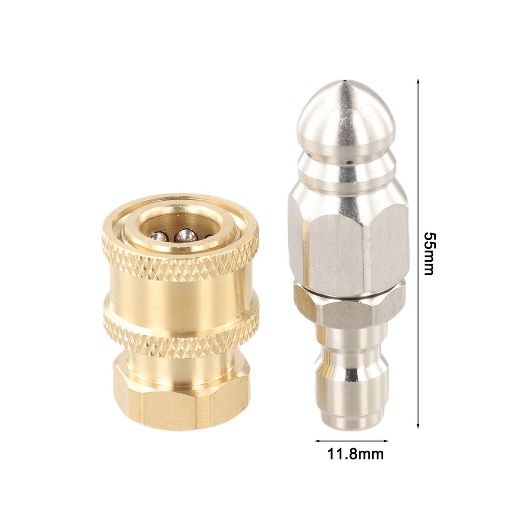 5000 PSI Nozzle Drain Cleaner Easy Connection Effective Blockage Resolution