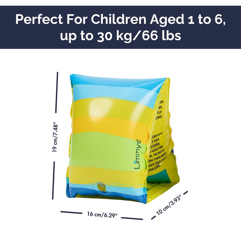 Limmys Premium Kids Floaties – Safe & Comfortable Arm Floaties for Toddlers a...