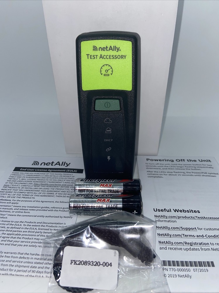 NetAlly Test Accessory Network Performance Wi-Fi Tester***FAST FREE SHIPPING***