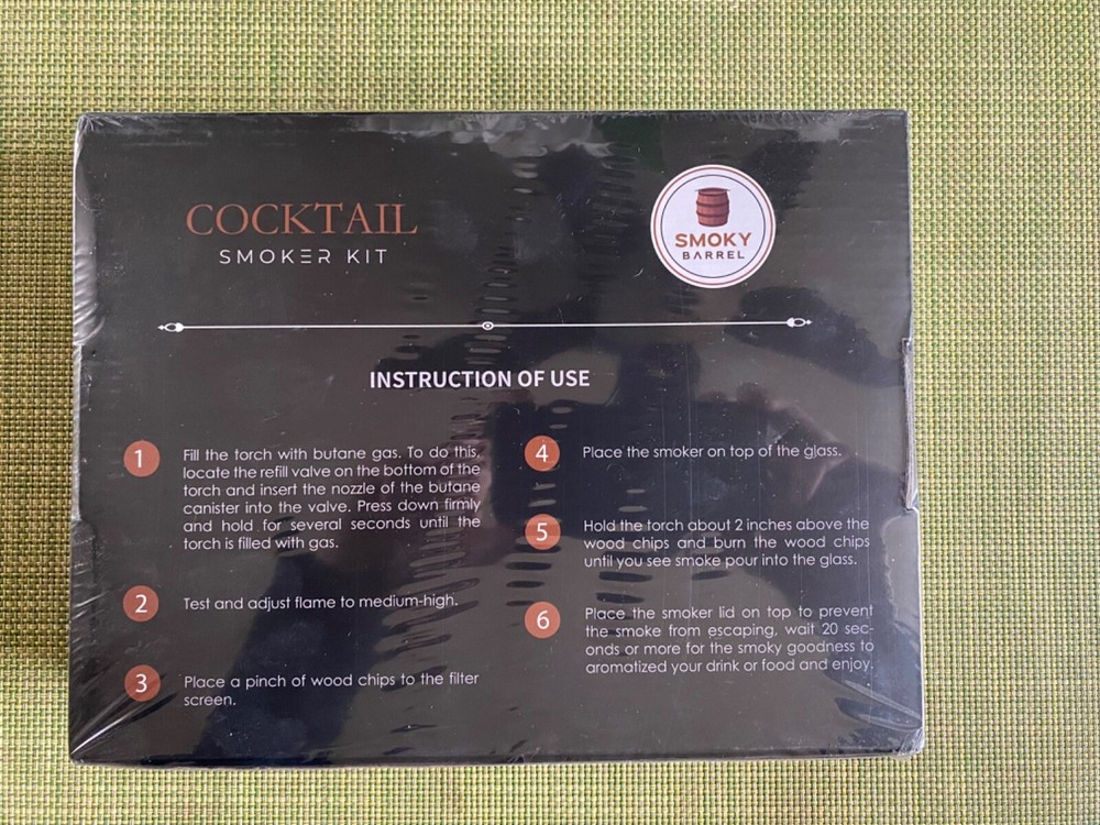 Cocktail Smoker Kit with Torch (sealed)