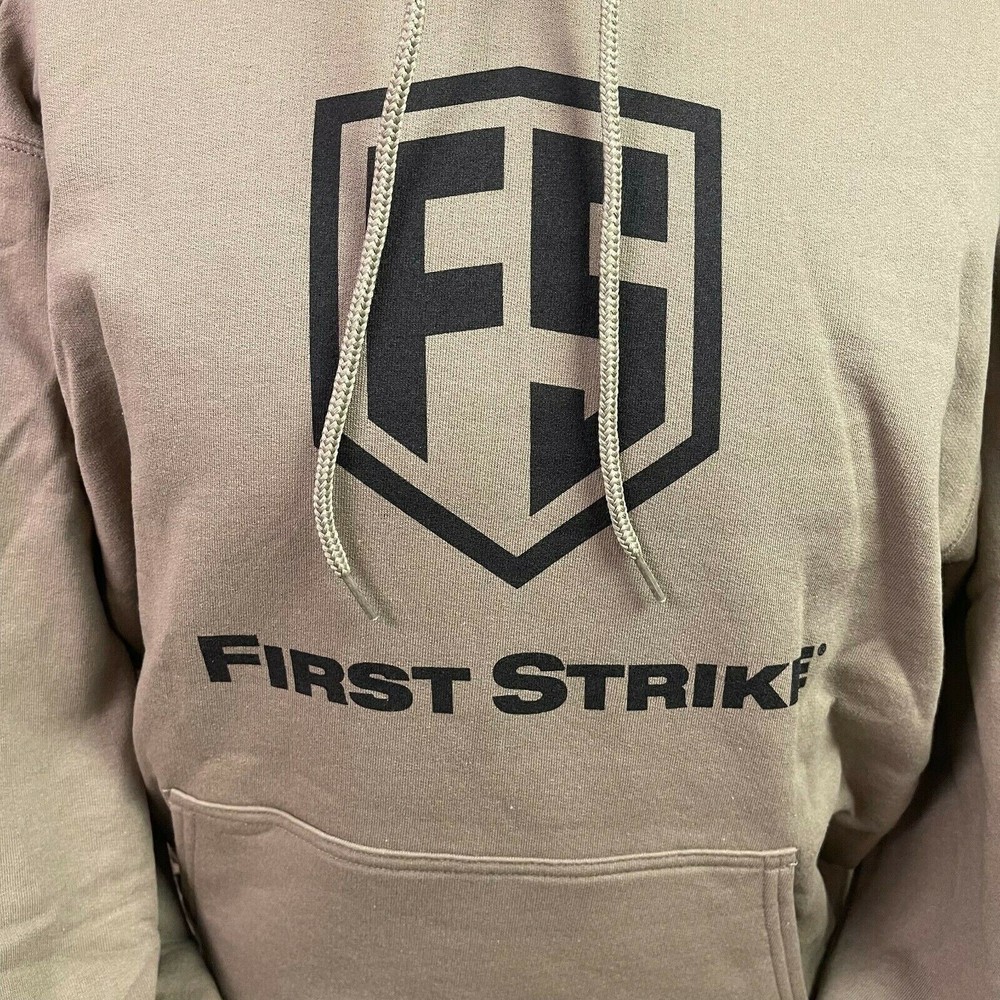 NEW First Strike Pull Over Hooded Sweatshirt - Coyote - Small