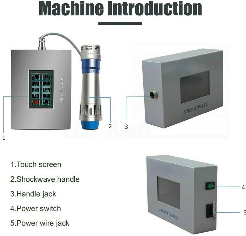 Focused Shockwave Therapy Machine Shock Wave Body Massager Pain Relief Treatment