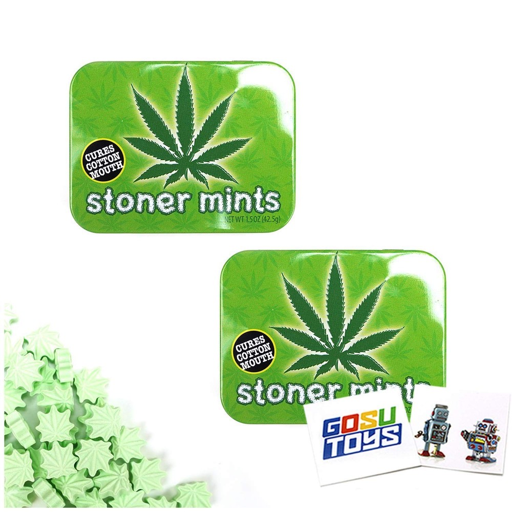 Stoner Mints Leaf Shaped Peppermints (2 Pack)