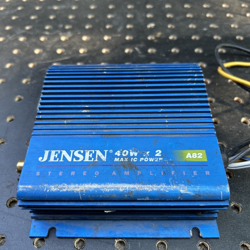 JENSEN 40W X 2 MAX IC POWER STEREO AMPLIFIER, A82 Untested