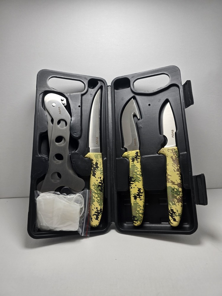 Hunting Knife Set - Deer Field Dressing Kit, Game Processor Set With Gut Hook...